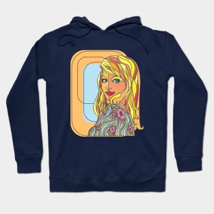 Flower Power Lady Hoodie